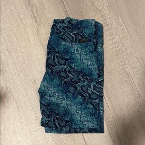 Lici Blue Athletic Shorts for Women